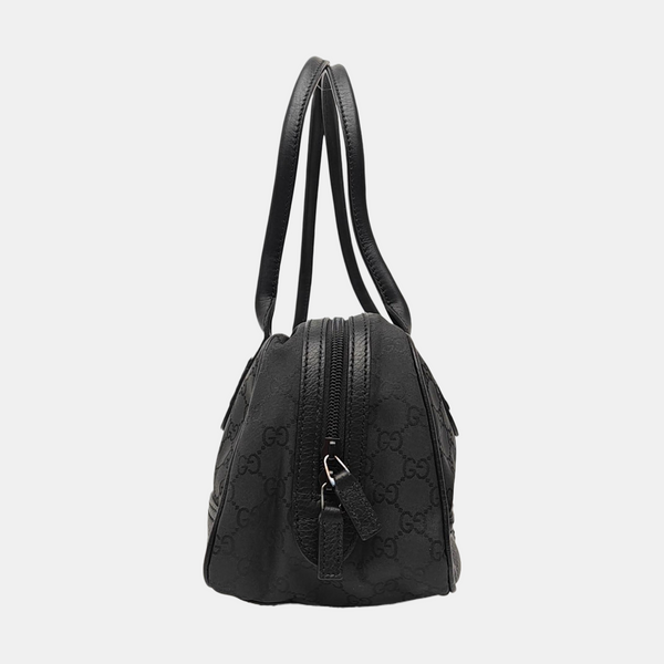 Monogram Canvas Shoulder Bag Black