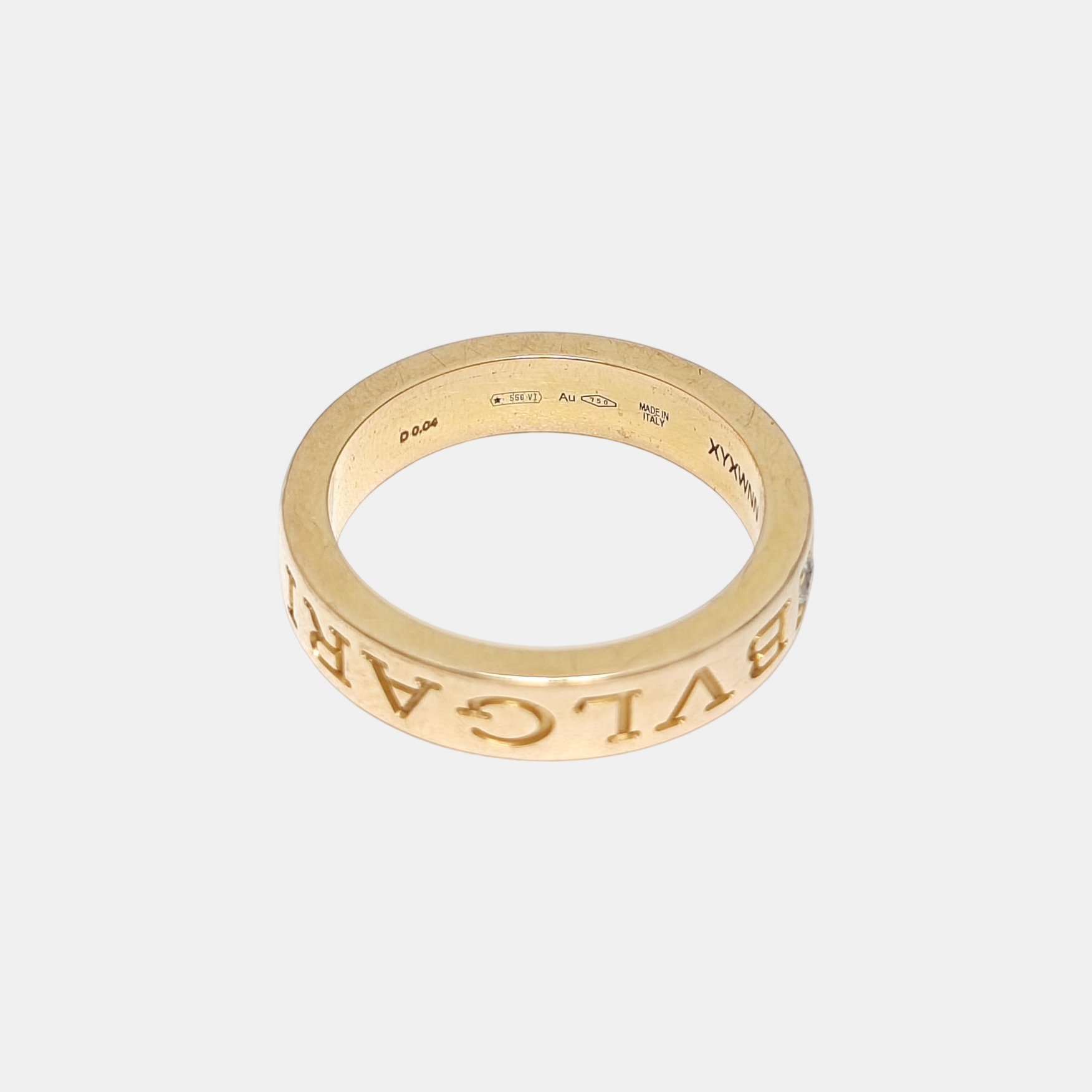 B.ZERO1 18k Rose Gold Ring EU 51