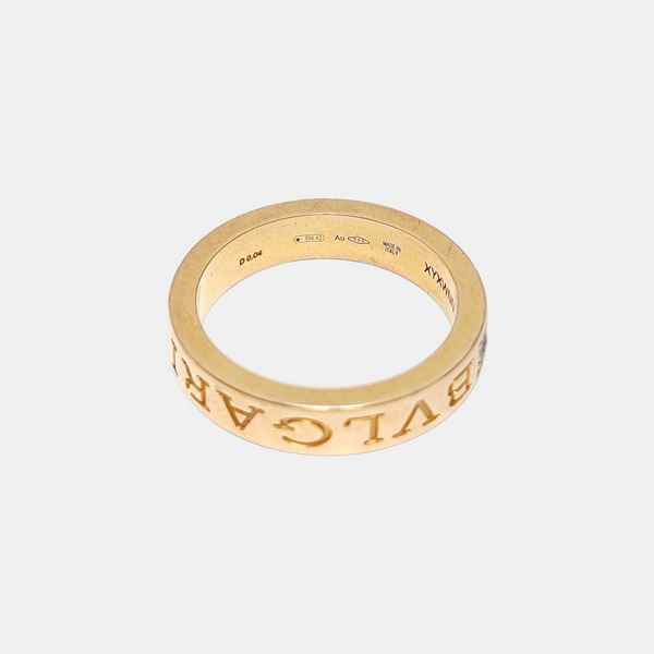 B.ZERO1 18k Rose Gold Ring EU 51