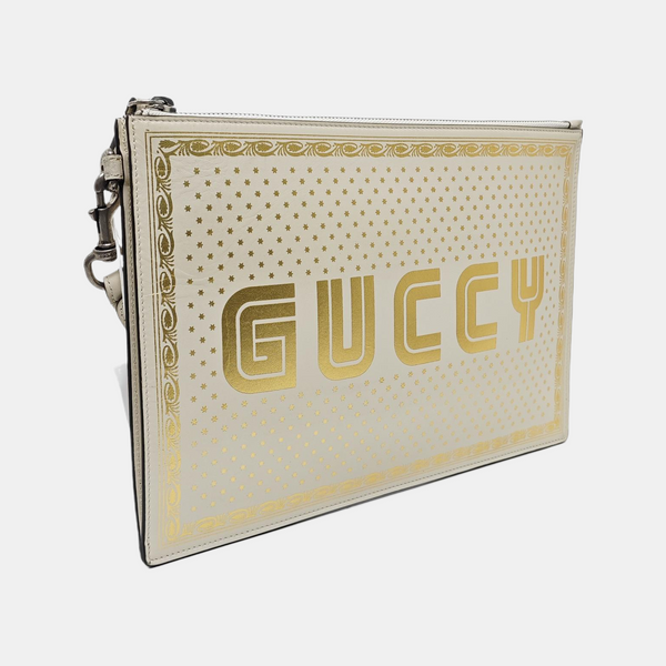 Gucci X Sega Calfskin White