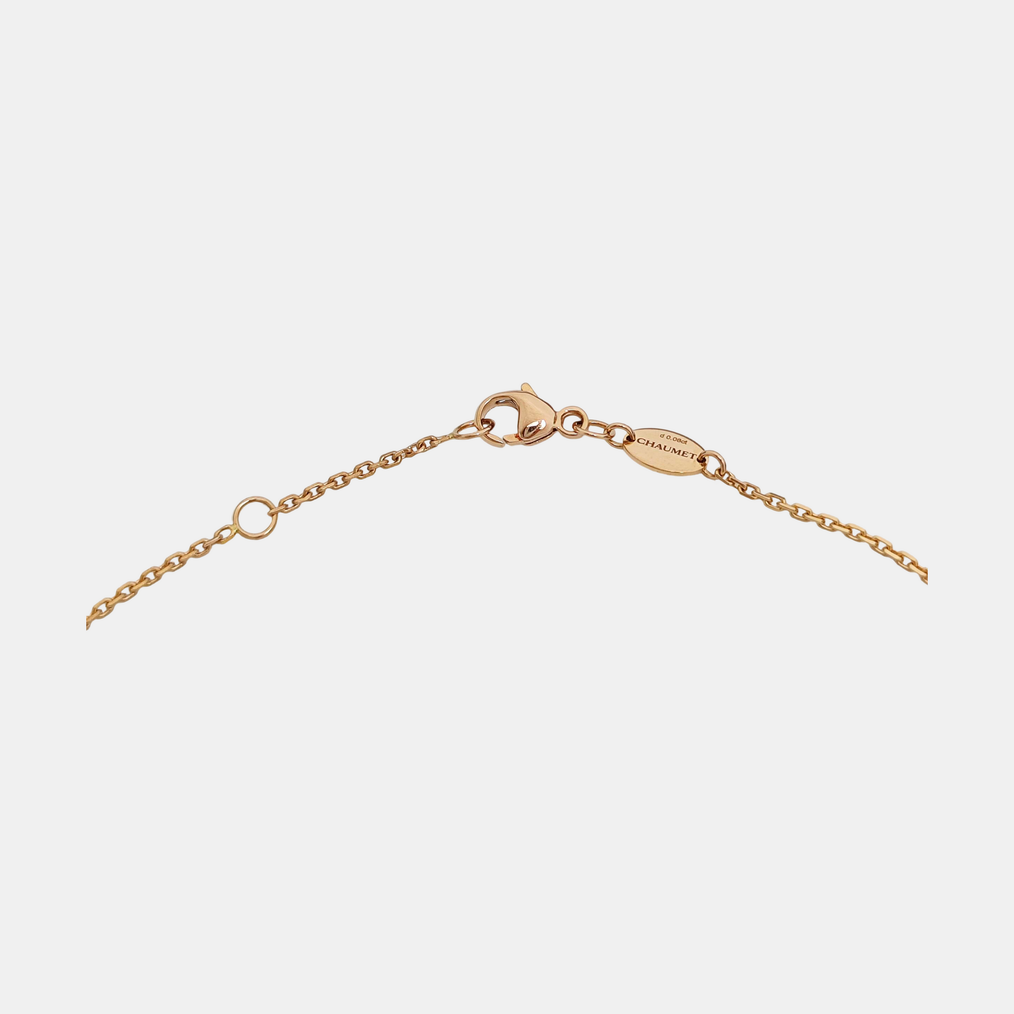 Jeux De Liens 18k Rose Gold Necklace