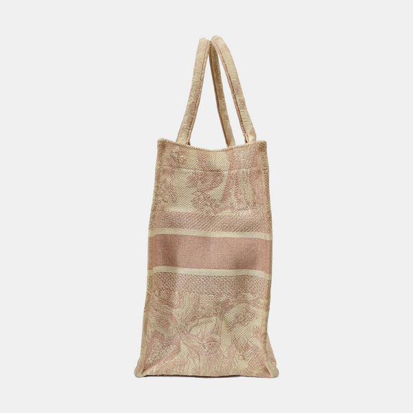 Book Tote Medium Canvas Pink