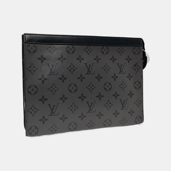 Pochette Voyag MM Monogram Coated Canvas Gray