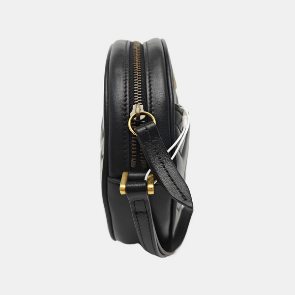 GG Marmont Mini Quilted Calfskin Black