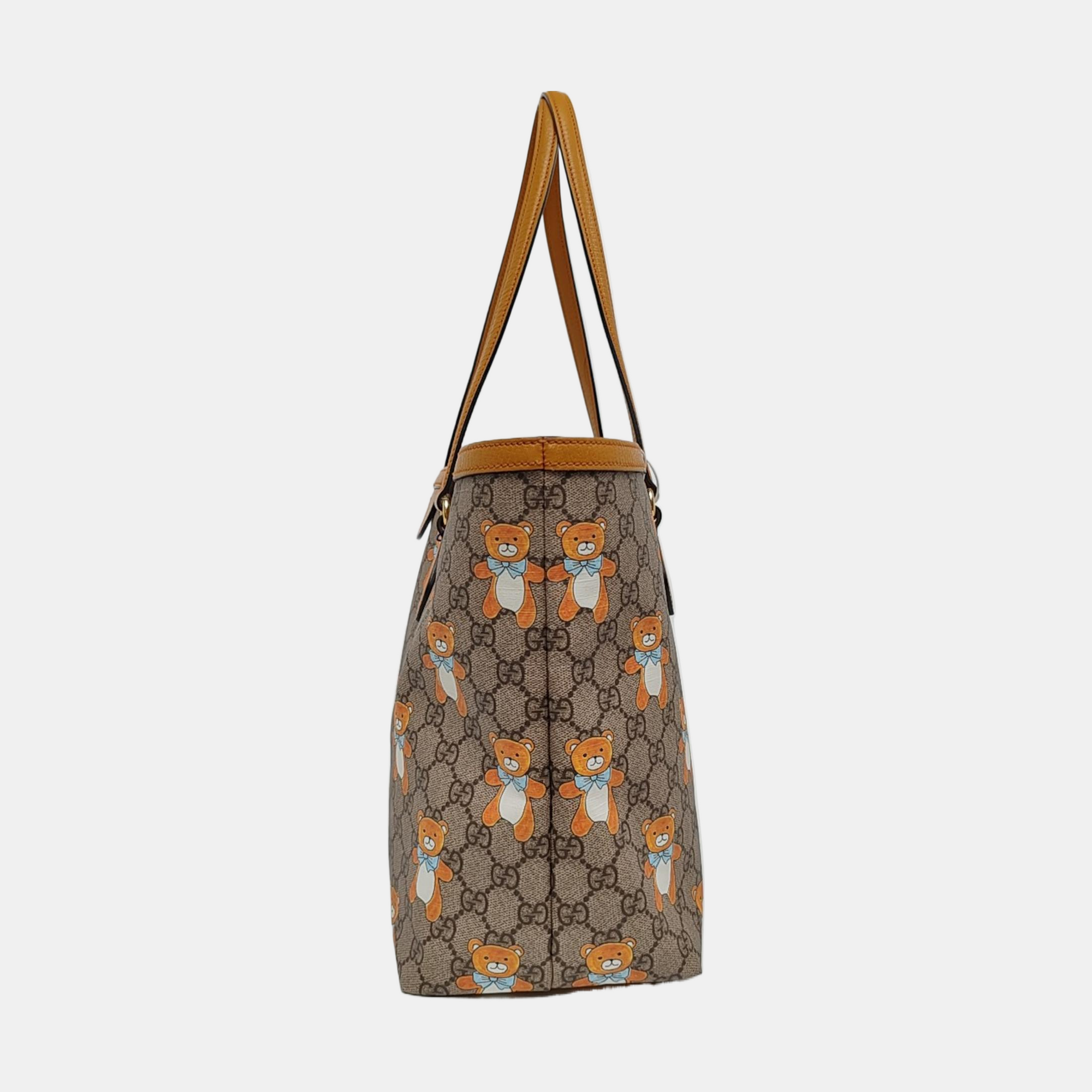 Ophidia Medium Monogram Coated Canvas Beige