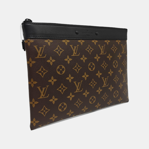 DISCOVERY Monogram Coated Canvas Brown
