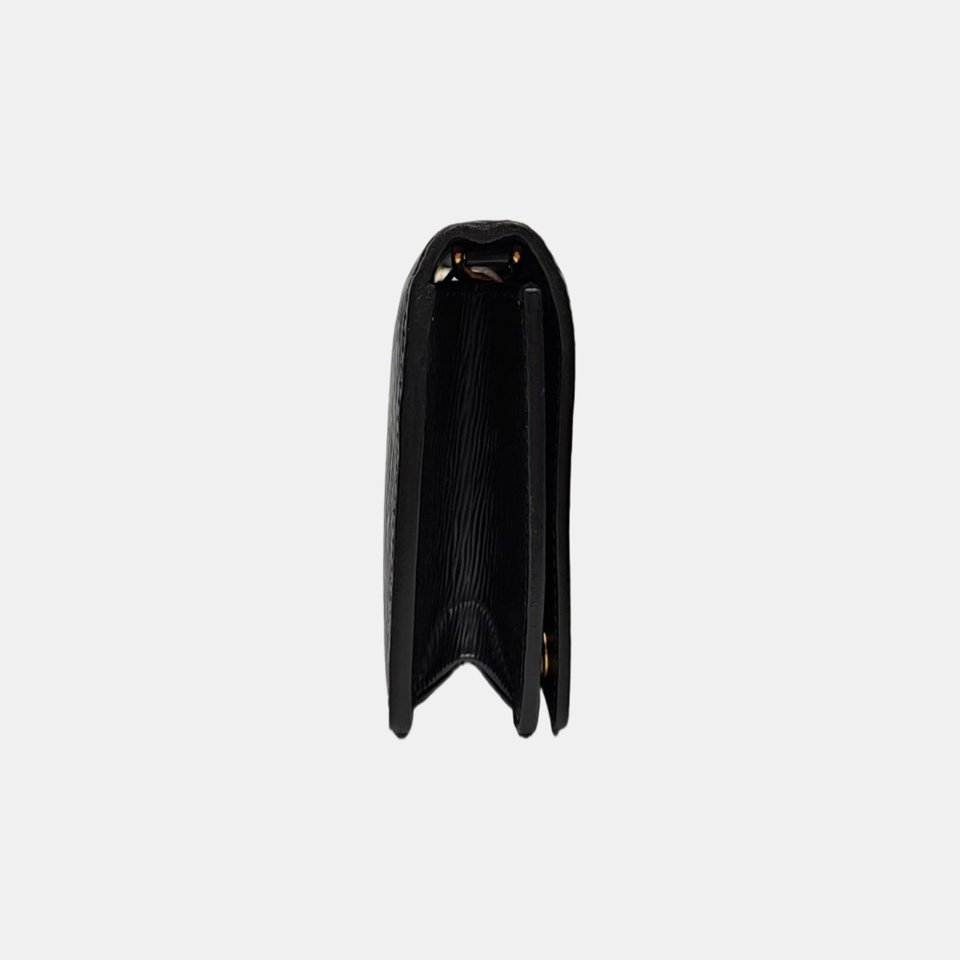 Saffiano Calfskin Shoulder Bag Black