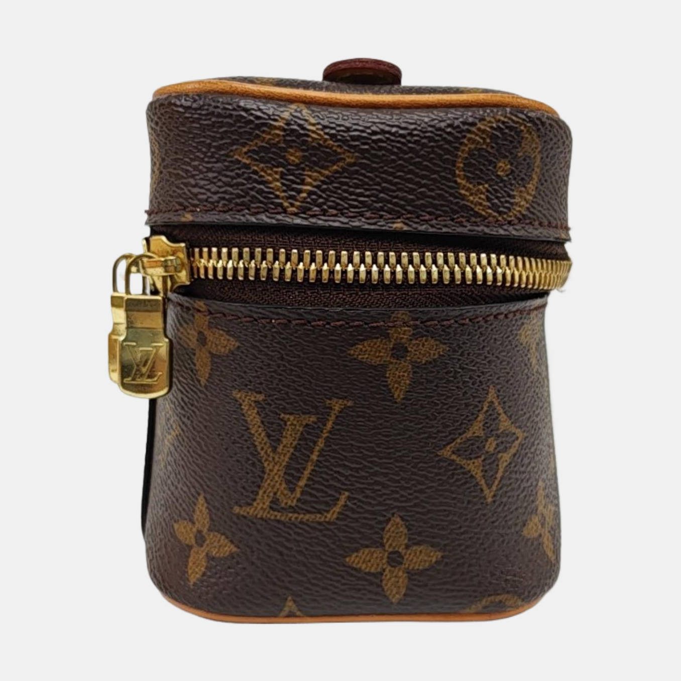 NICE Super Mini Monogram Coated Canvas Brown