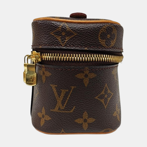 NICE Super Mini Monogram Coated Canvas Brown