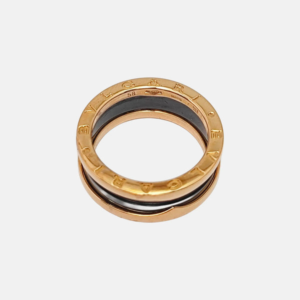 B.ZERO1 18k Rose Gold Ring EU 58