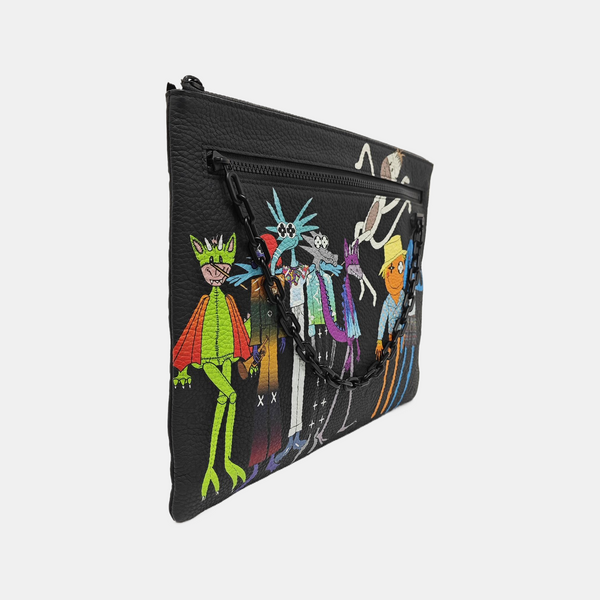 A4 Calfskin Black