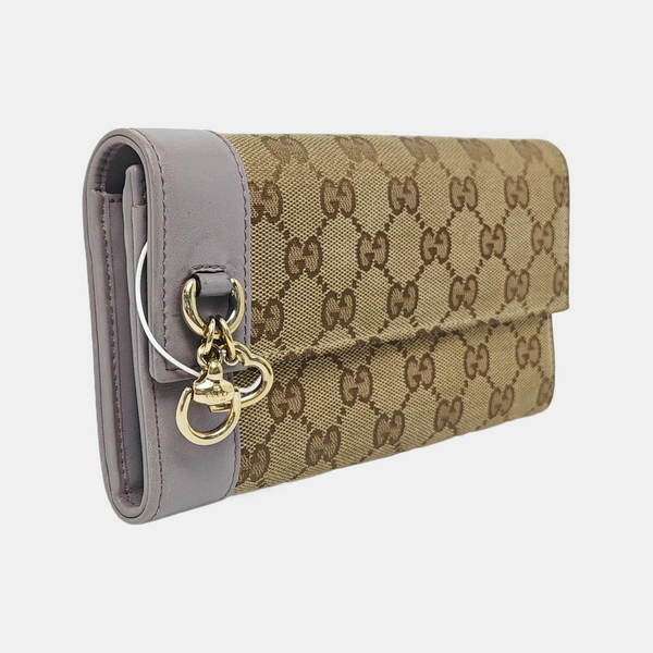 Monogram Canvas Wallet Brown