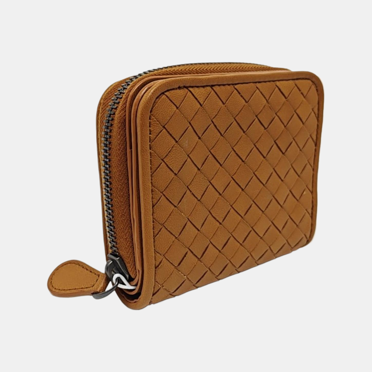 Lambskin Card Holder Brown