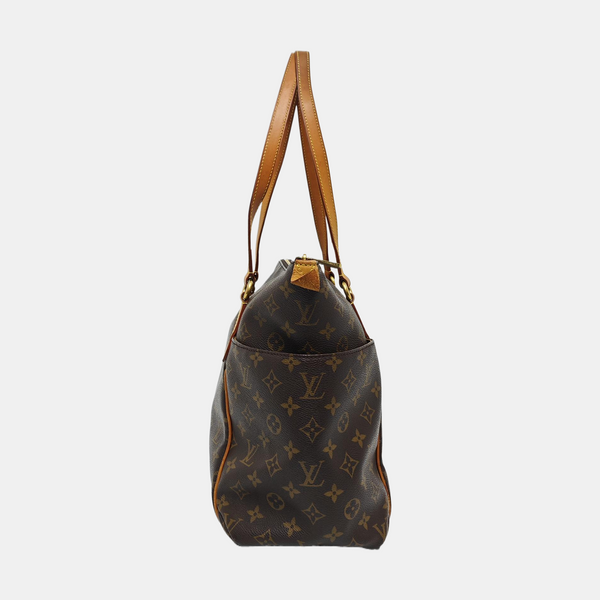 TOTALLY Monogram Coated Canvas Brown