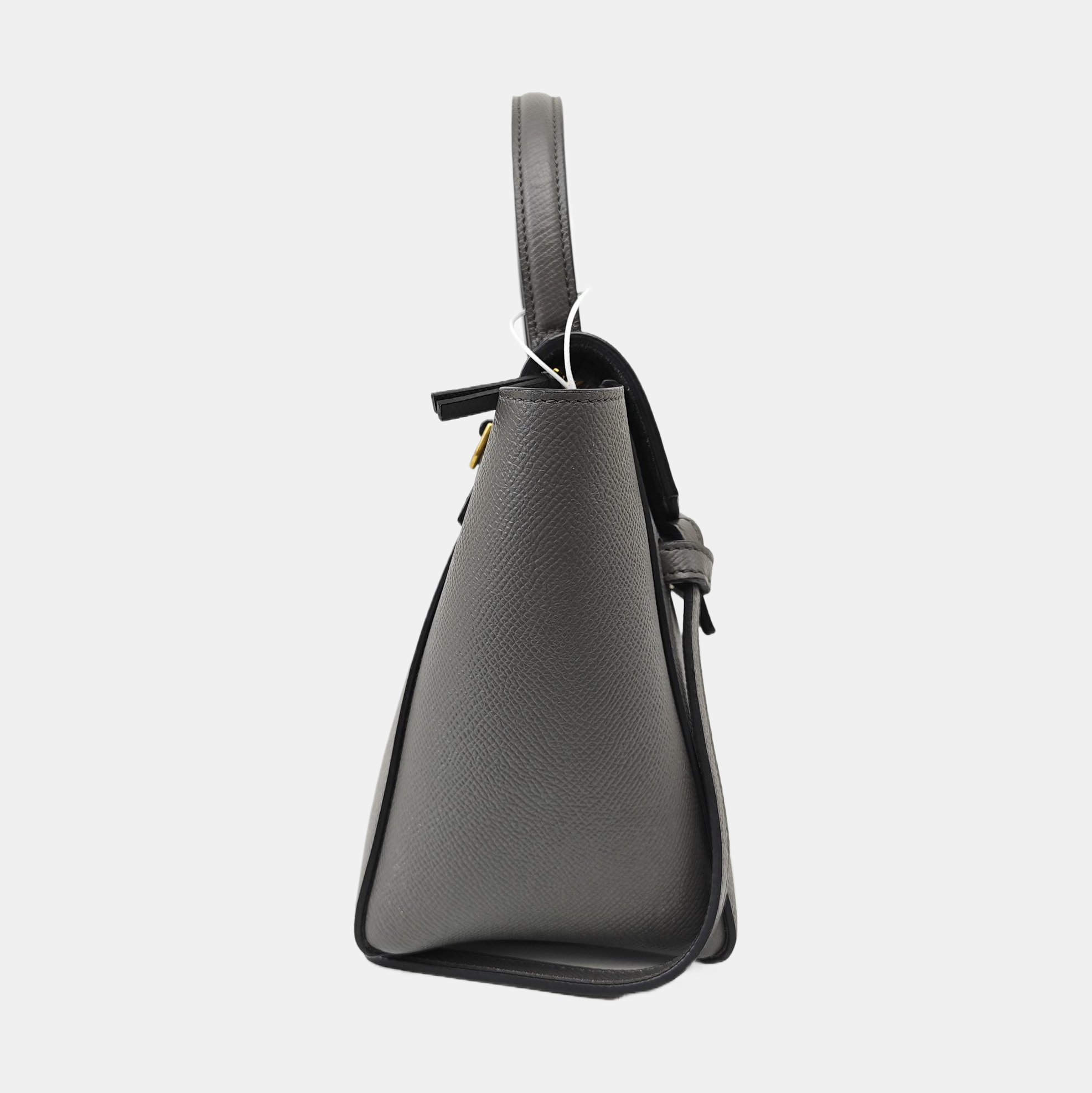 BELT Nano Calfskin Gray
