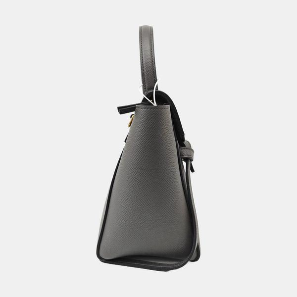BELT Nano Calfskin Gray