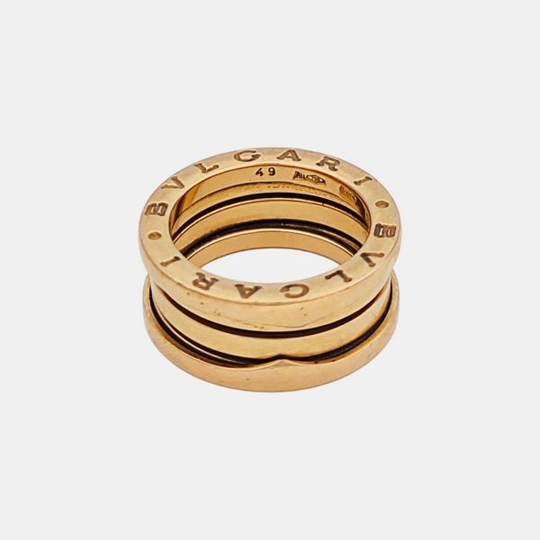 B.ZERO1 18k Rose Gold Ring EU 49