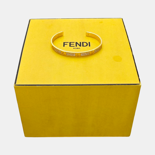 F Is Metal Gold Bangle