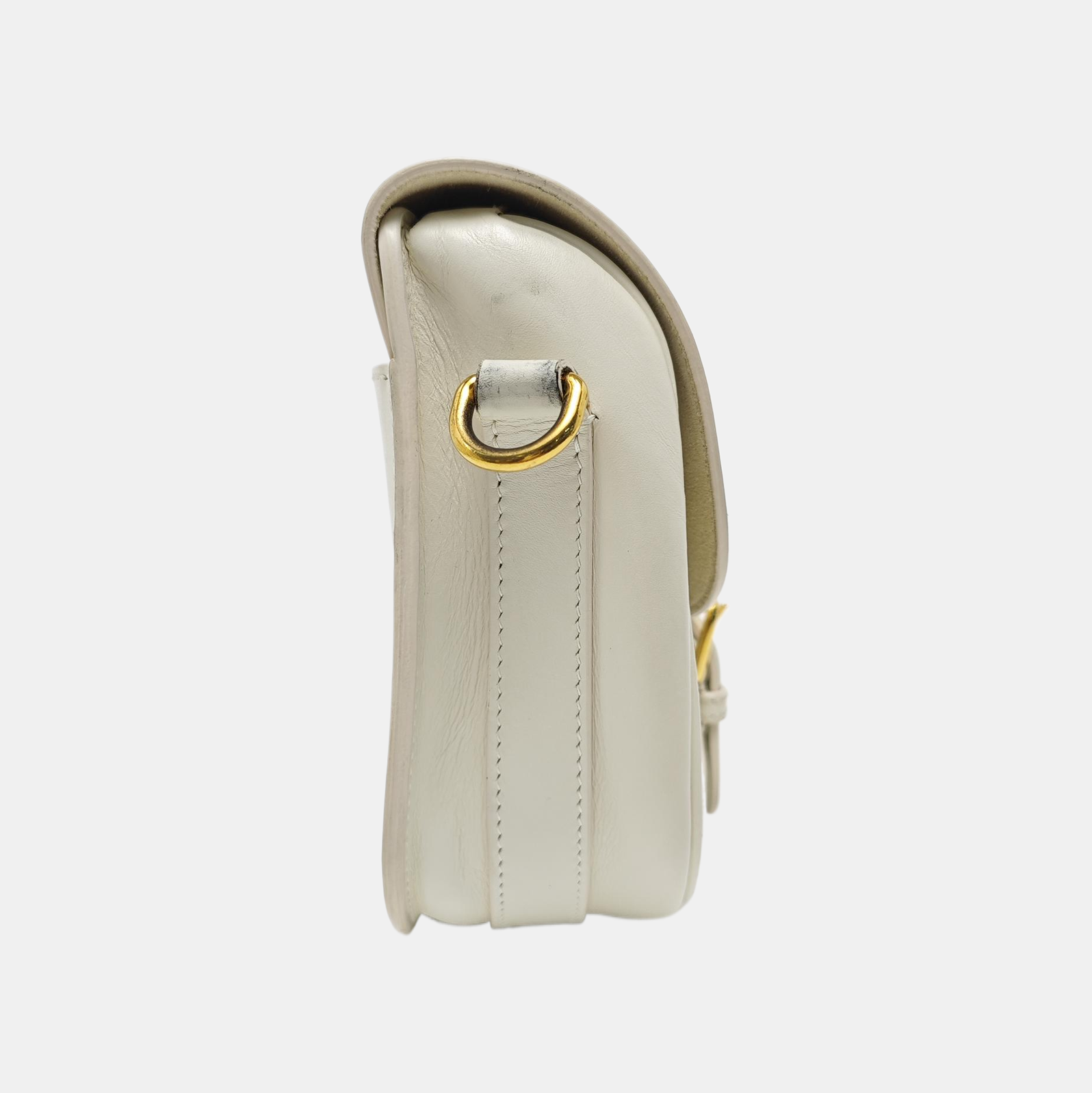 Bobby Medium Calfskin White