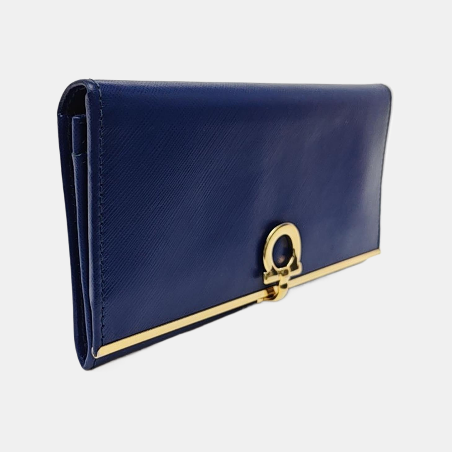 Calfskin Wallet Blue