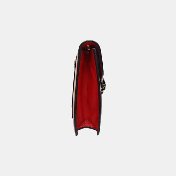 SERPENTI FOREVER Small Calfskin Red
