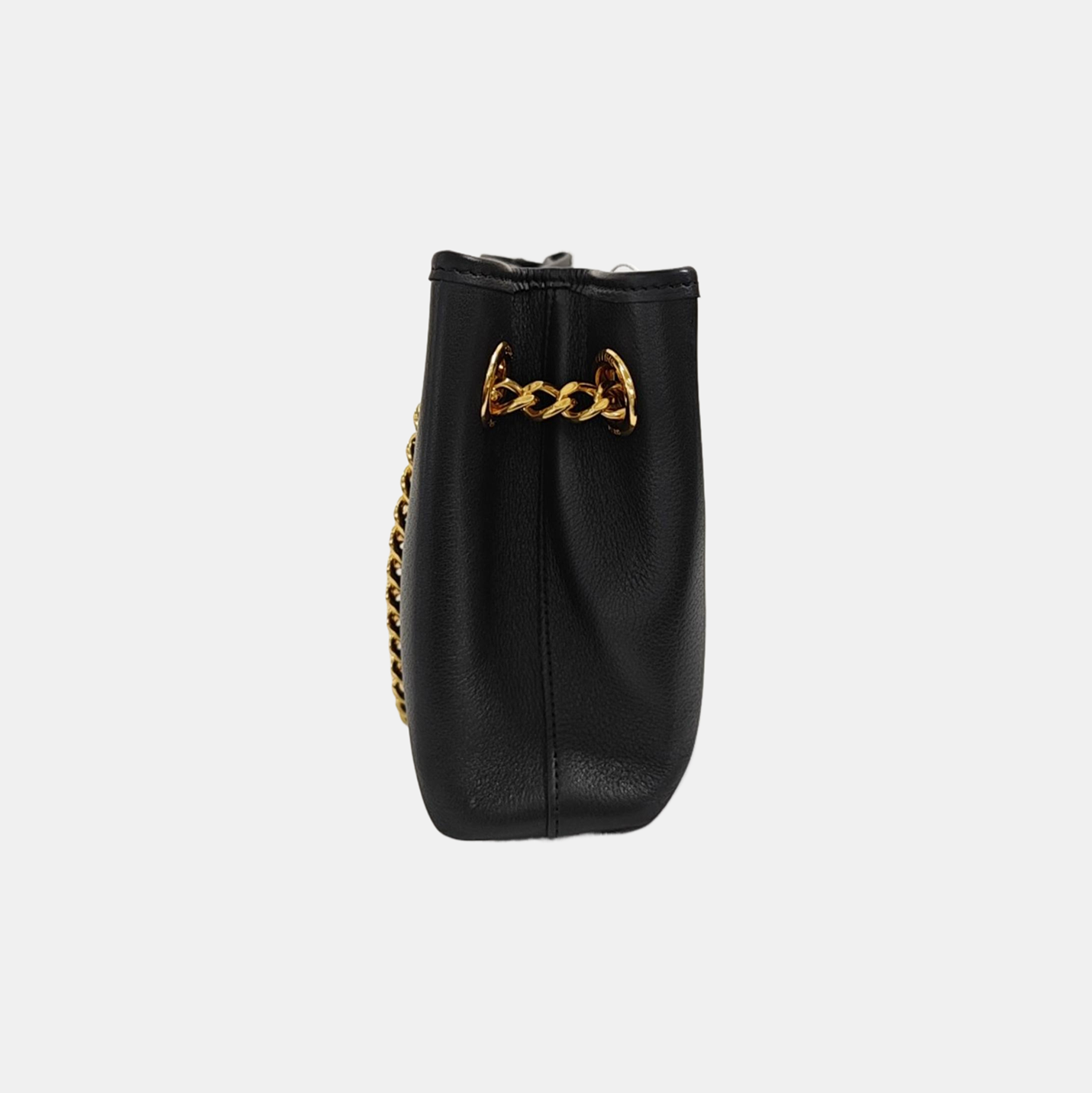 Calfskin Shoulder Bag Black