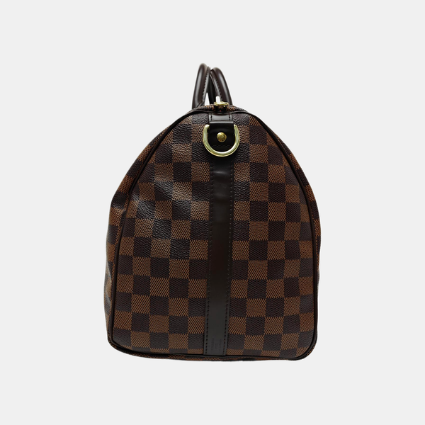 SPEEDY 35 Damier Ebene Coated Canvas Brown