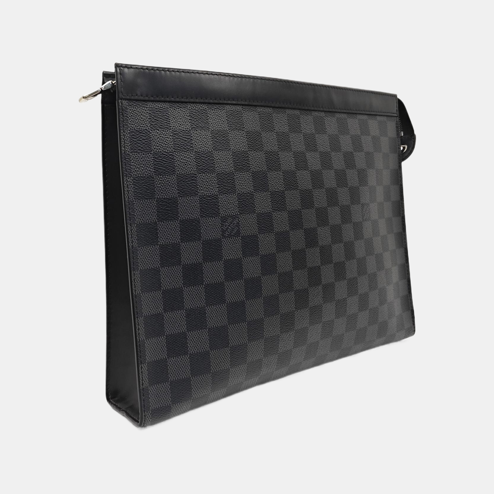 Pochette Voyag GM Damier Graphite Coated Canvas Gray