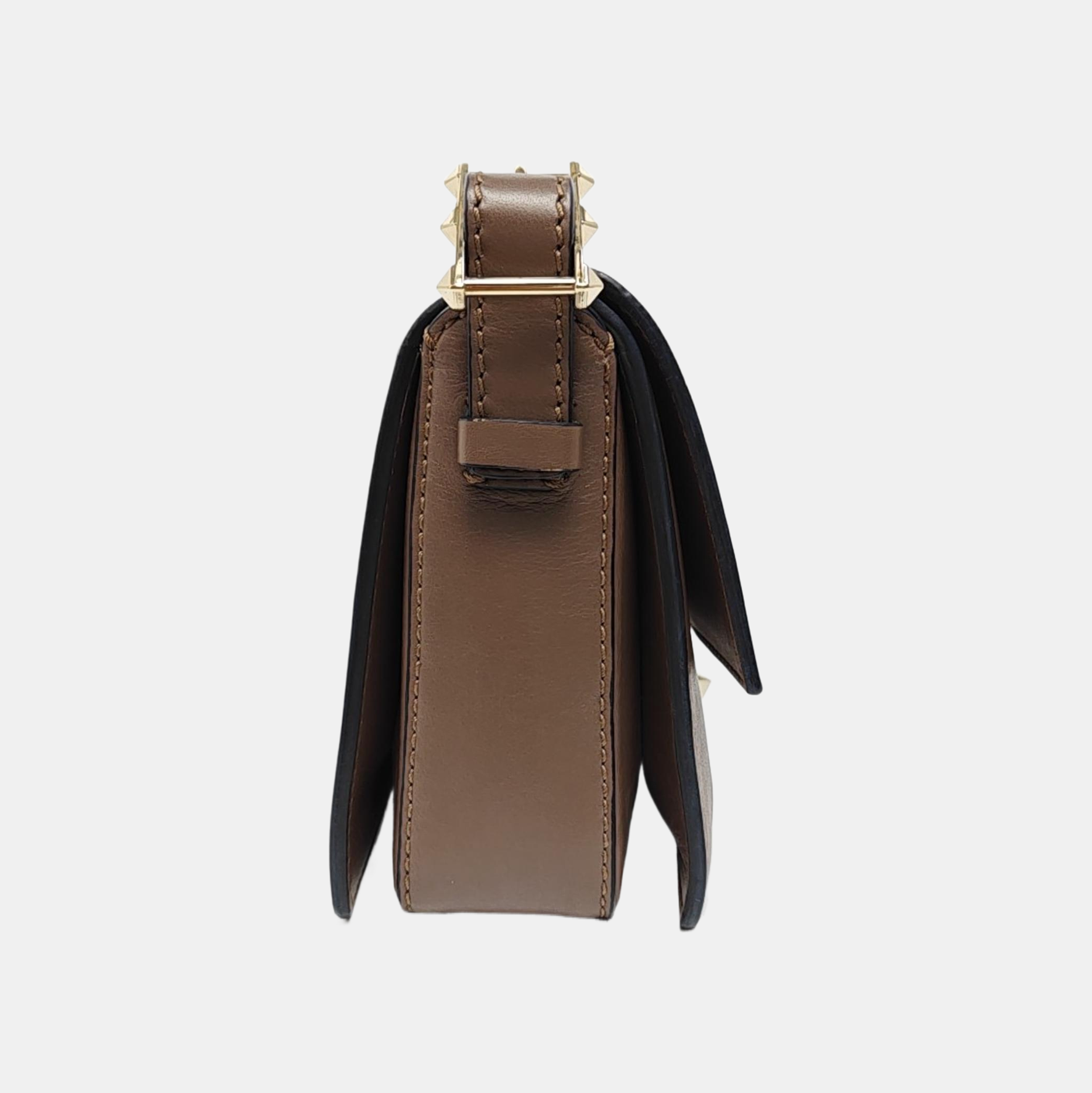 Calfskin Shoulder Bag Gray