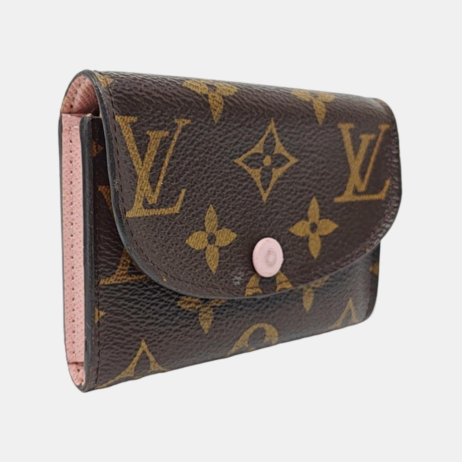 ROSALIE Monogram Coated Canvas Brown Card Holder