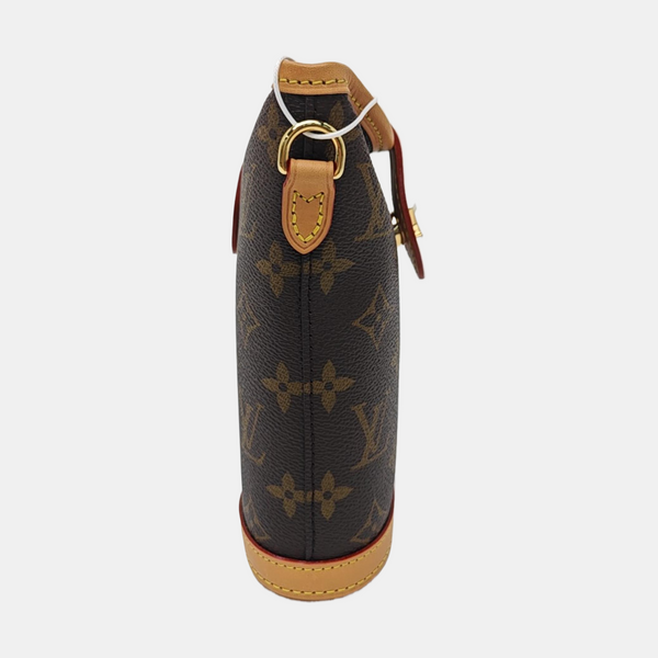 FOLD ME Monogram Coated Canvas Brown