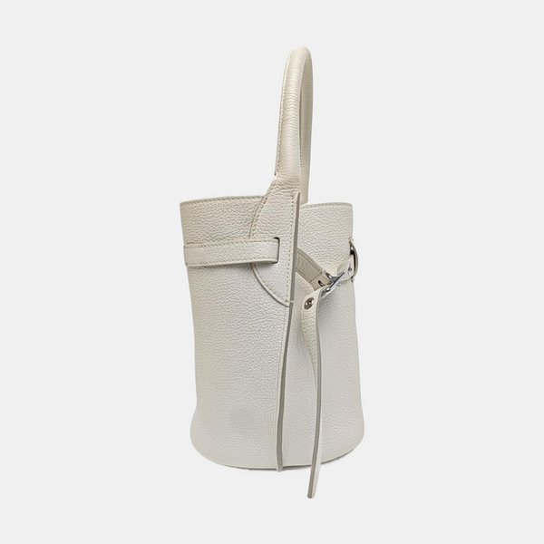 BIG BAG Nano Calfskin White