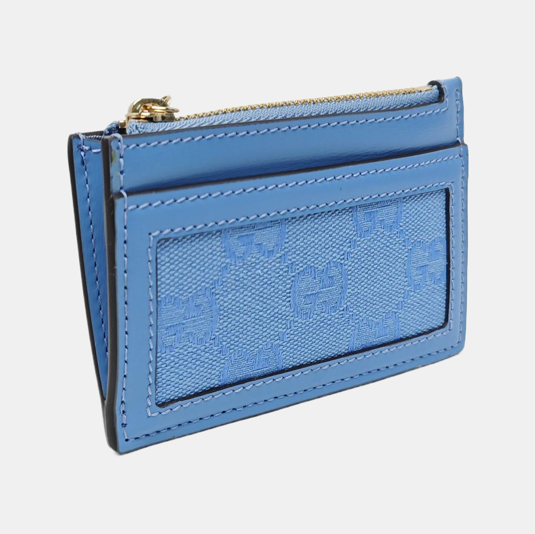 Monogram Calfskin Wallet Blue