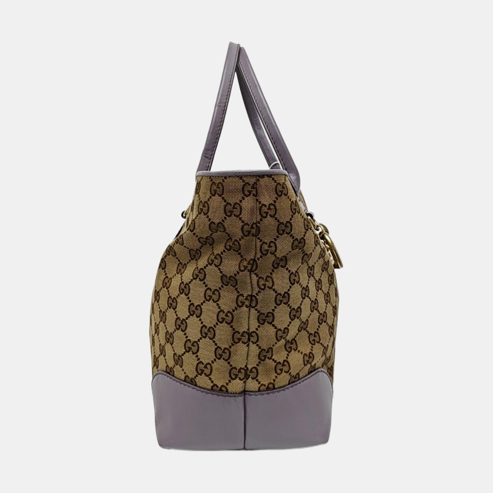 Monogram Canvas Tote Bag Brown