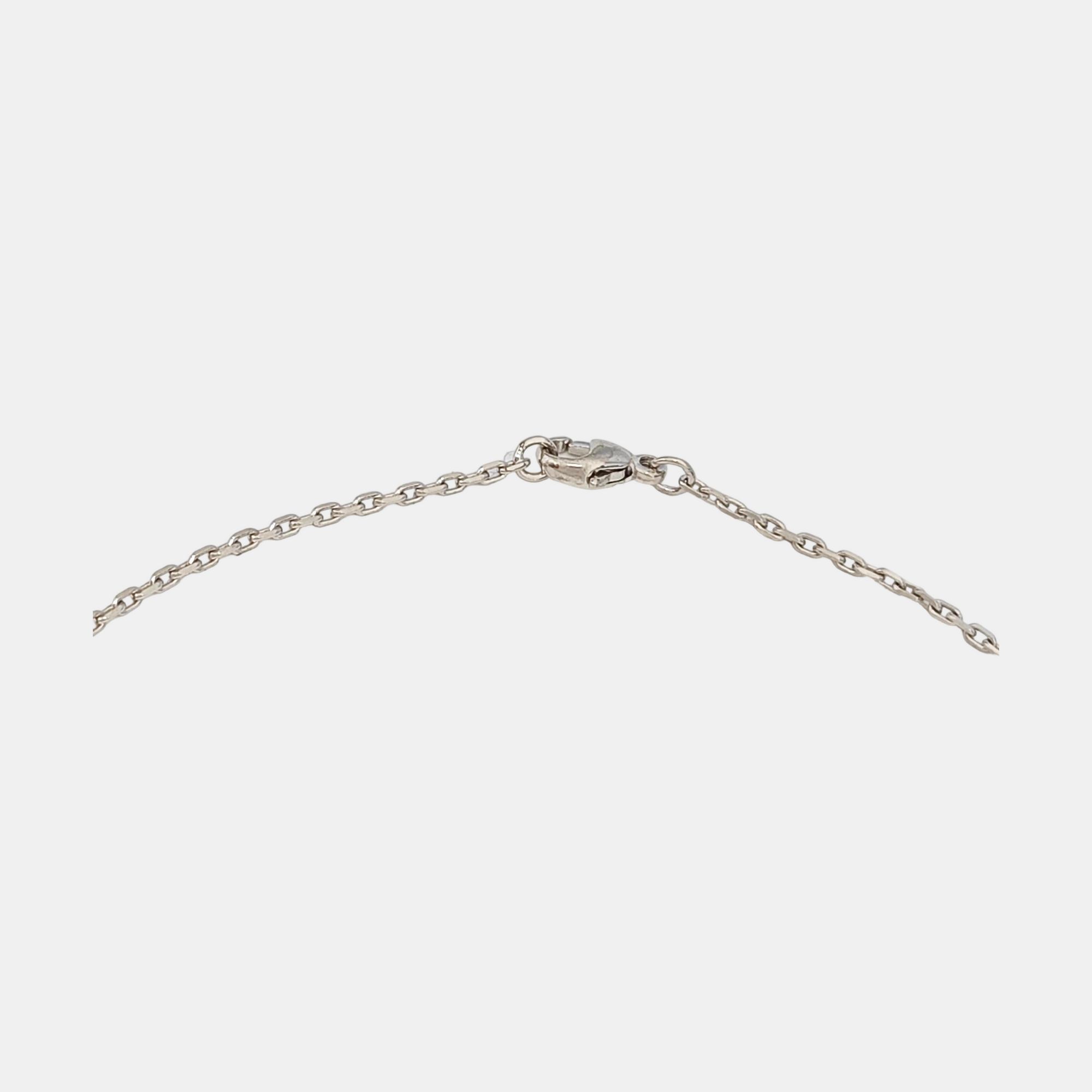 Pop H Metal Silver Necklace