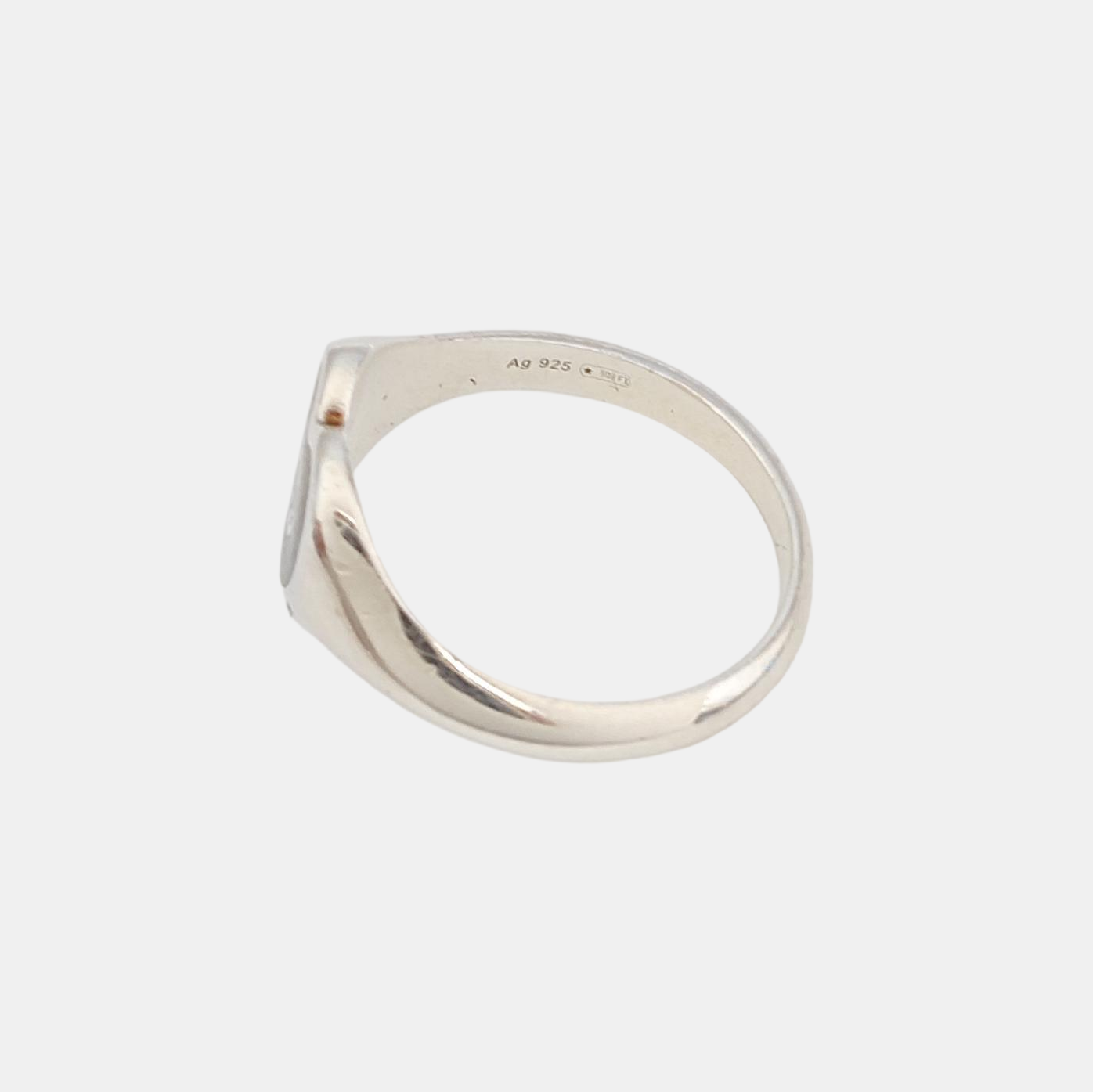 Interlocking G 925 Sterling Silver Ring HK 14