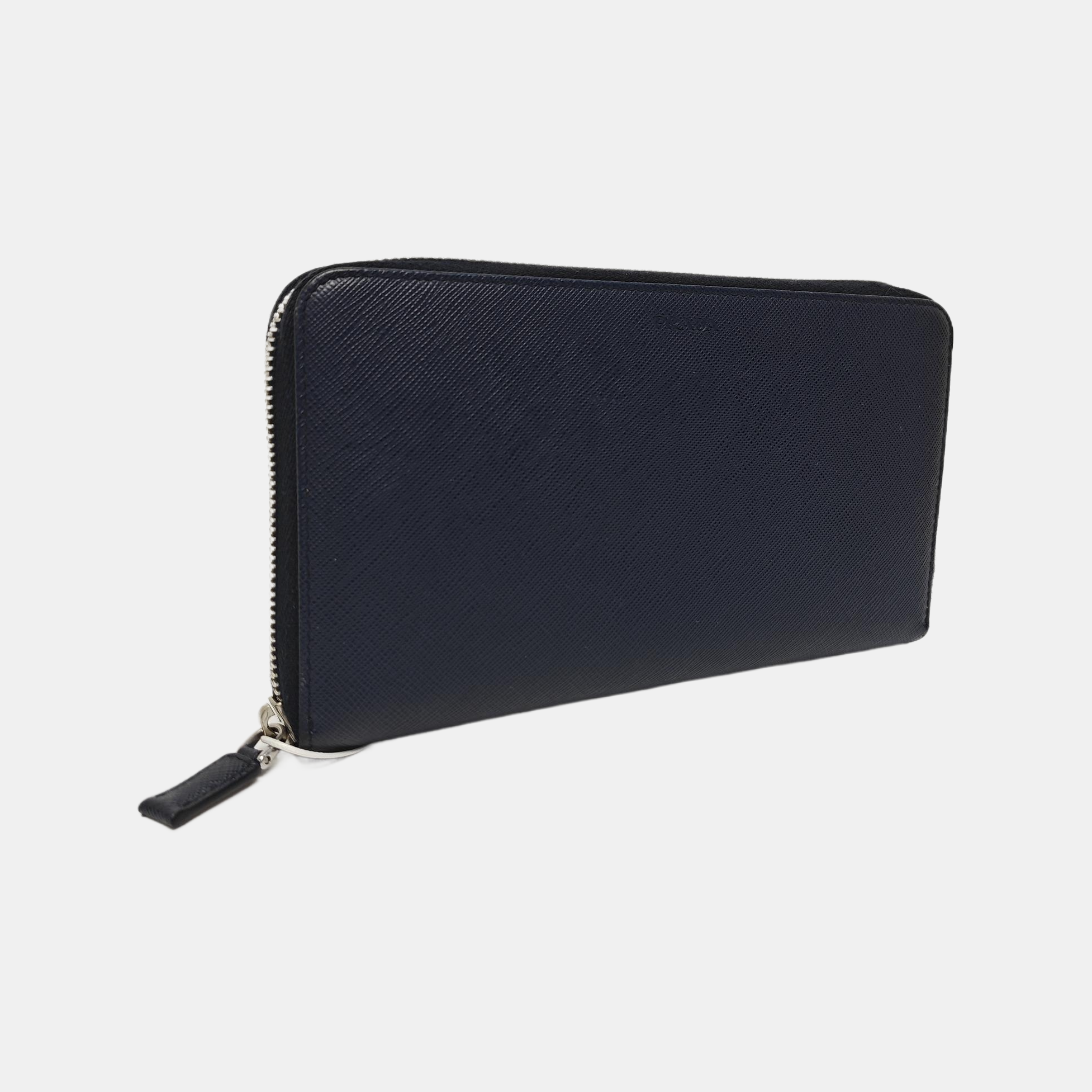 Saffiano Calfskin Wallet Blue