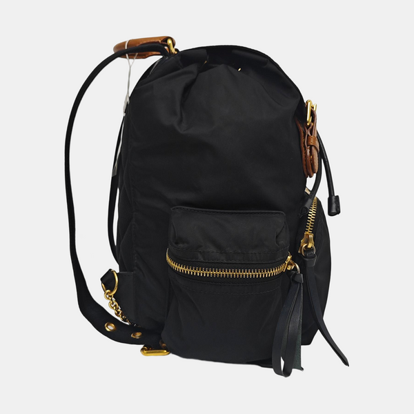 The Rucksack Large Nylon Black