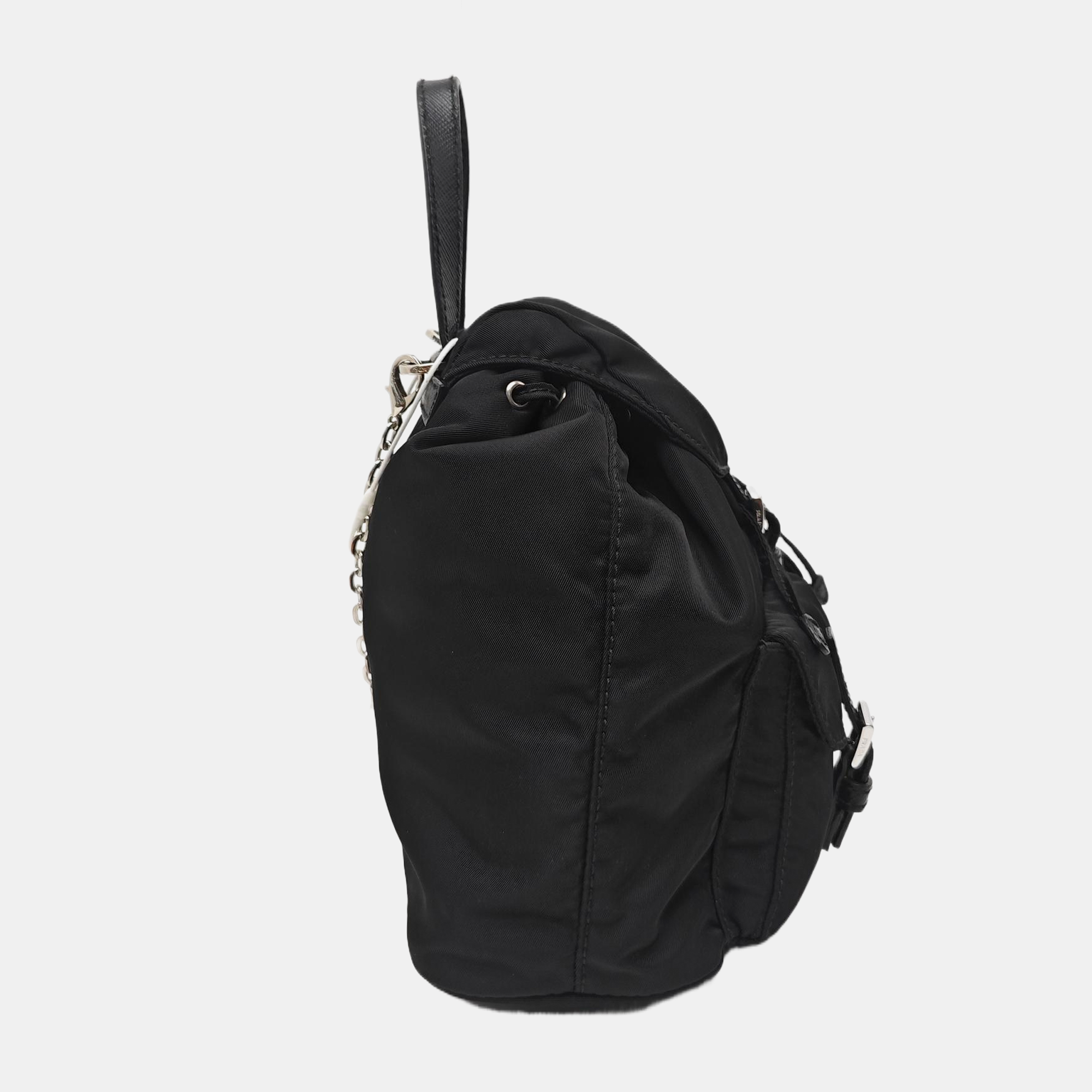 Nylon Shoulder Bag Mini Black