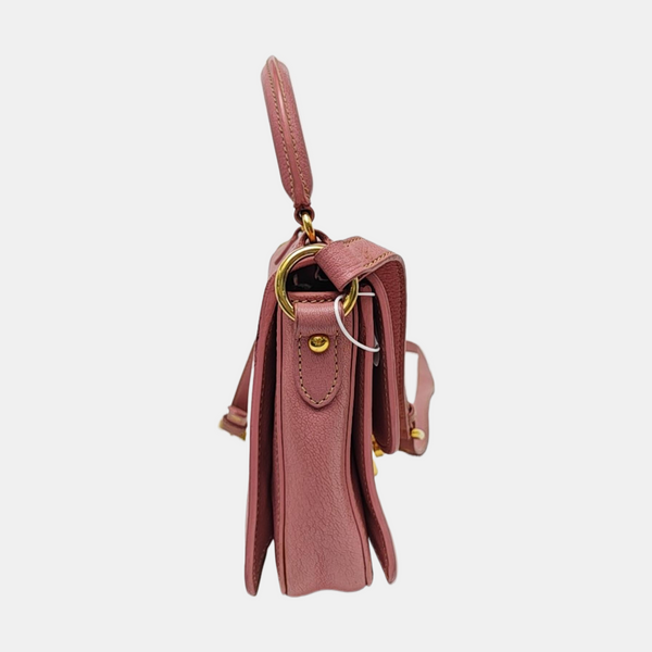 Calfskin Shoulder Bag Pink