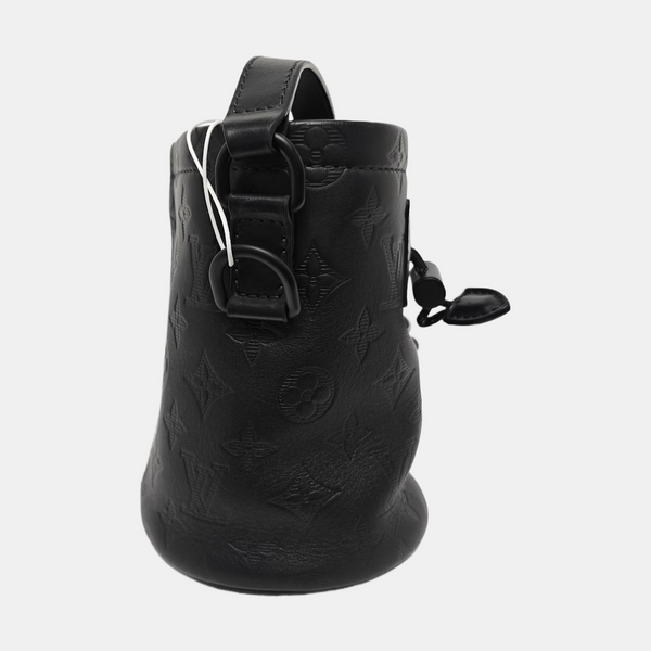 CHALK Monogram Calfskin Black