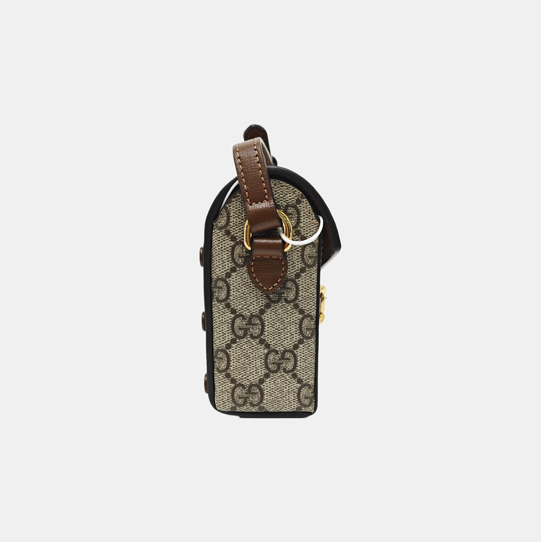 Horsebit 1955 Mini Monogram Coated Canvas Beige