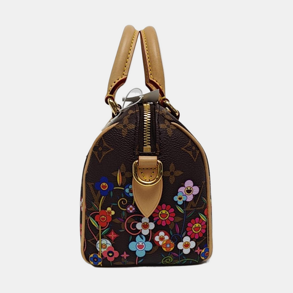 SPEEDY 20 Monogram Coated Canvas Brown