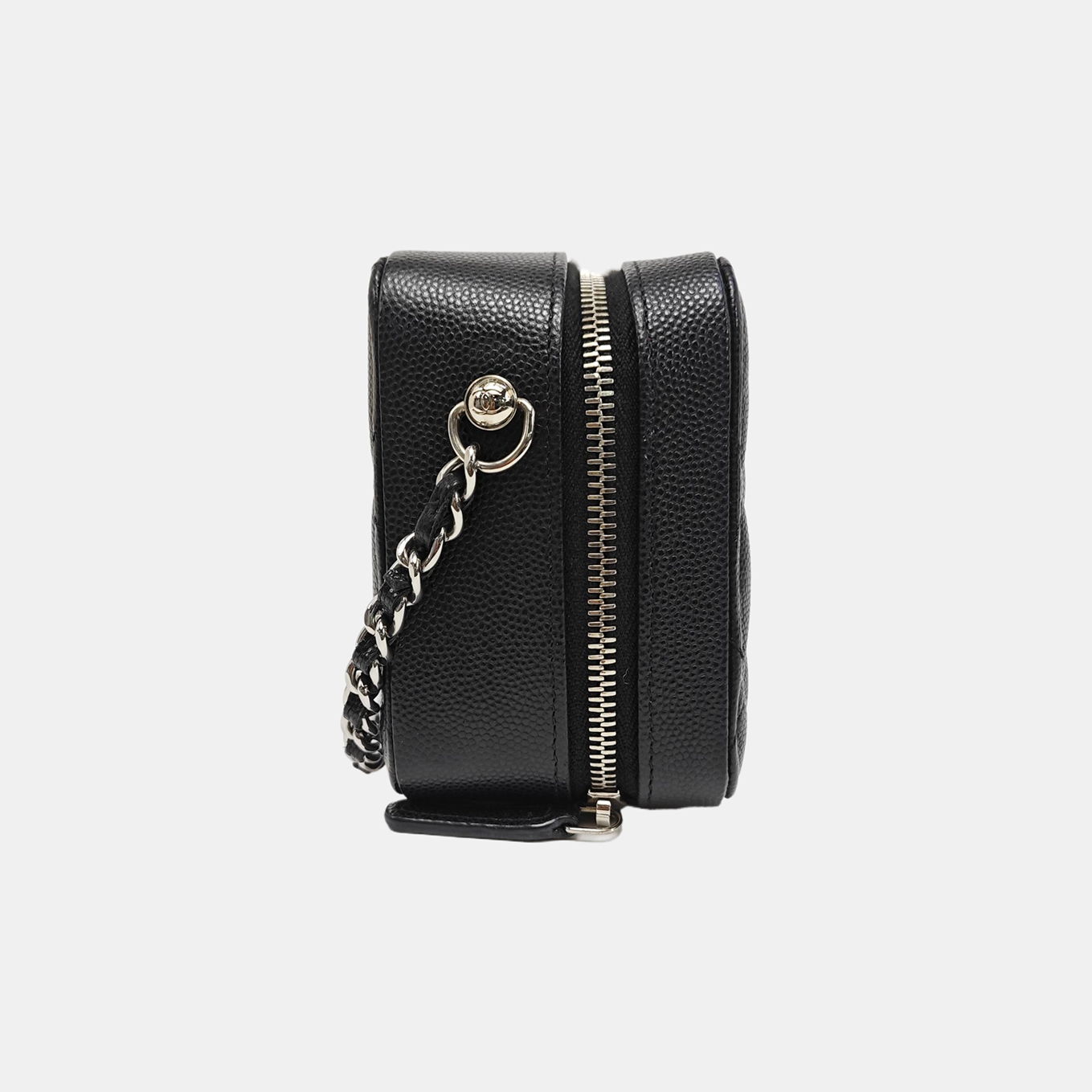 SURPIQUE Quilted Grained Calfskin Black