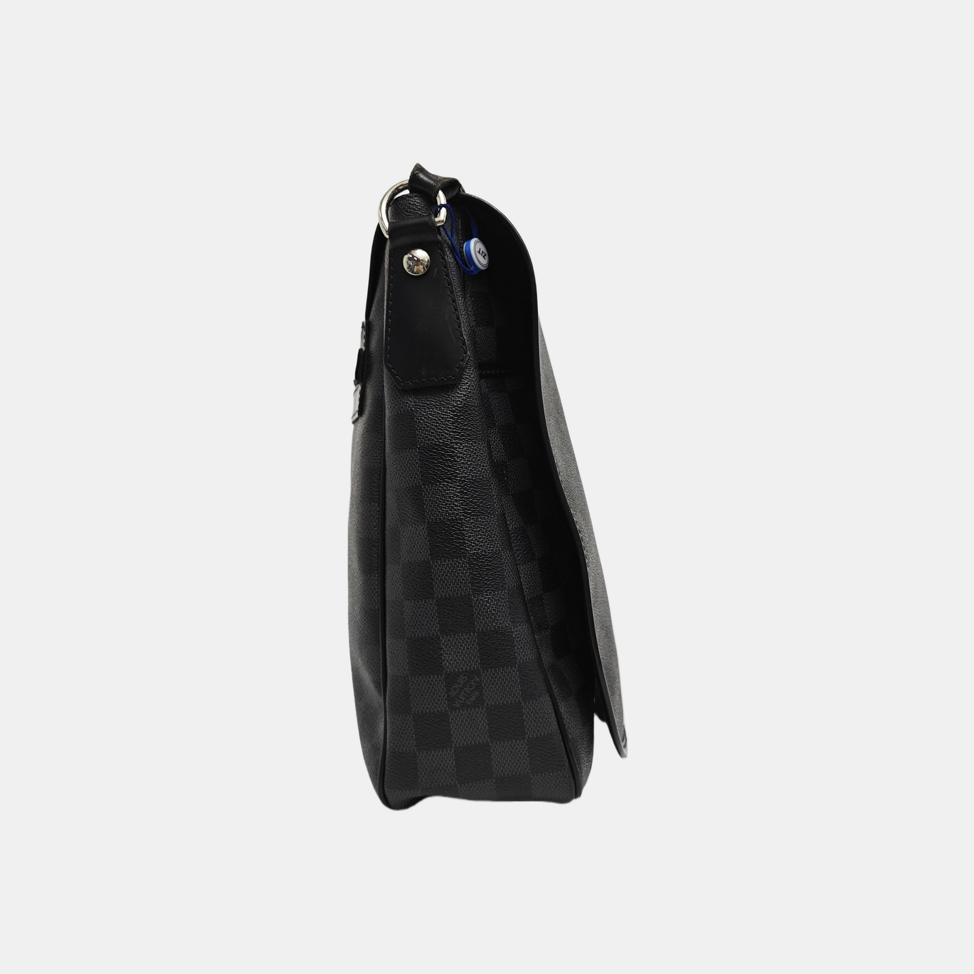 DANIEL MM Damier Graphite Coated Canvas Gray