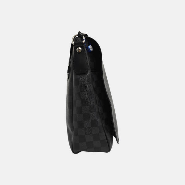 DANIEL MM Damier Graphite Coated Canvas Gray