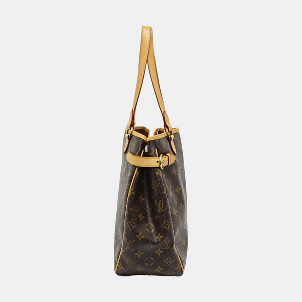 BATIGNOLLES MM Monogram Coated Canvas Brown