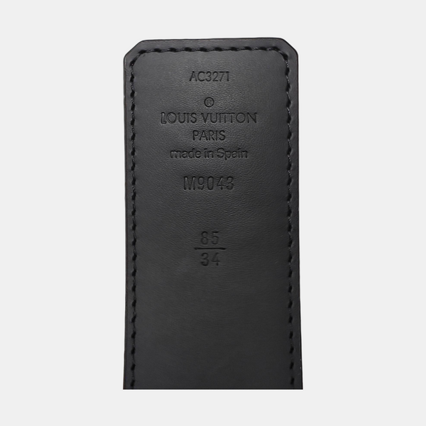 Coated Canvas Belt Black