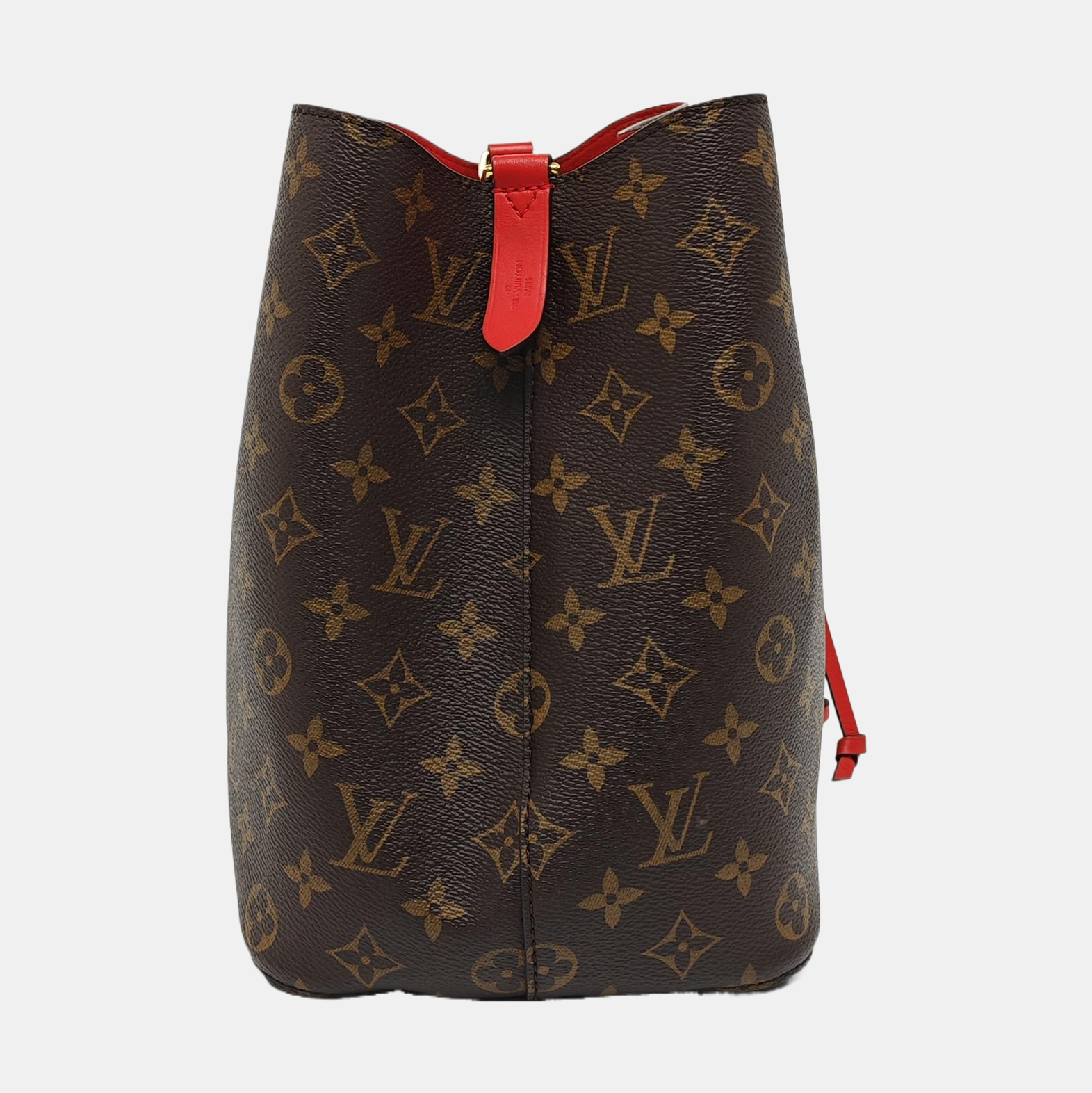 NÉONOÉ MM Monogram Coated Canvas Brown