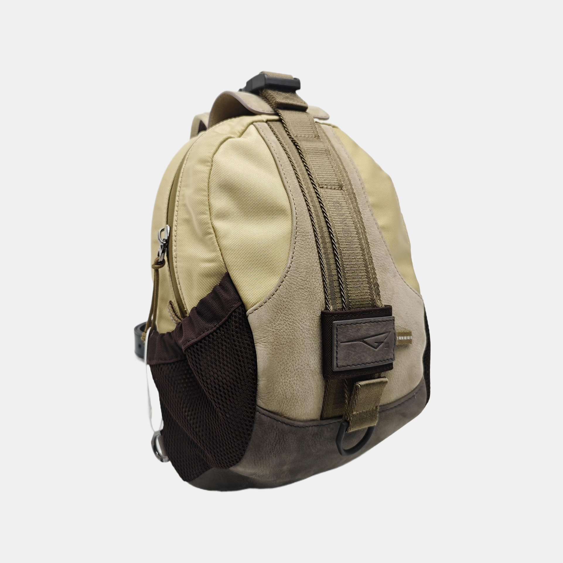 Fabric Shoulder Bag Beige